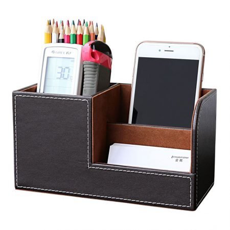 Pencil holder and desk organizer