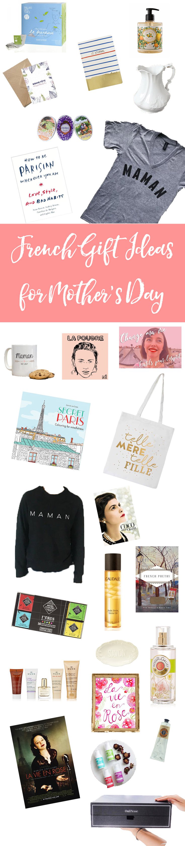 French Mother's Day Gift Ideas: Does your mom love all things French? This Mother's Day, pamper her inner Parisienne with one of my French Mother's Day Gift Ideas!