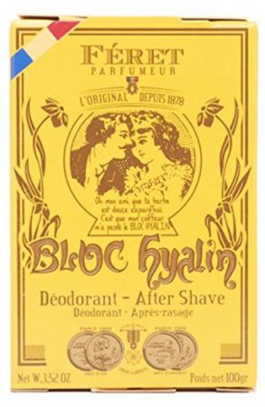 deodorant and after-shave alum block