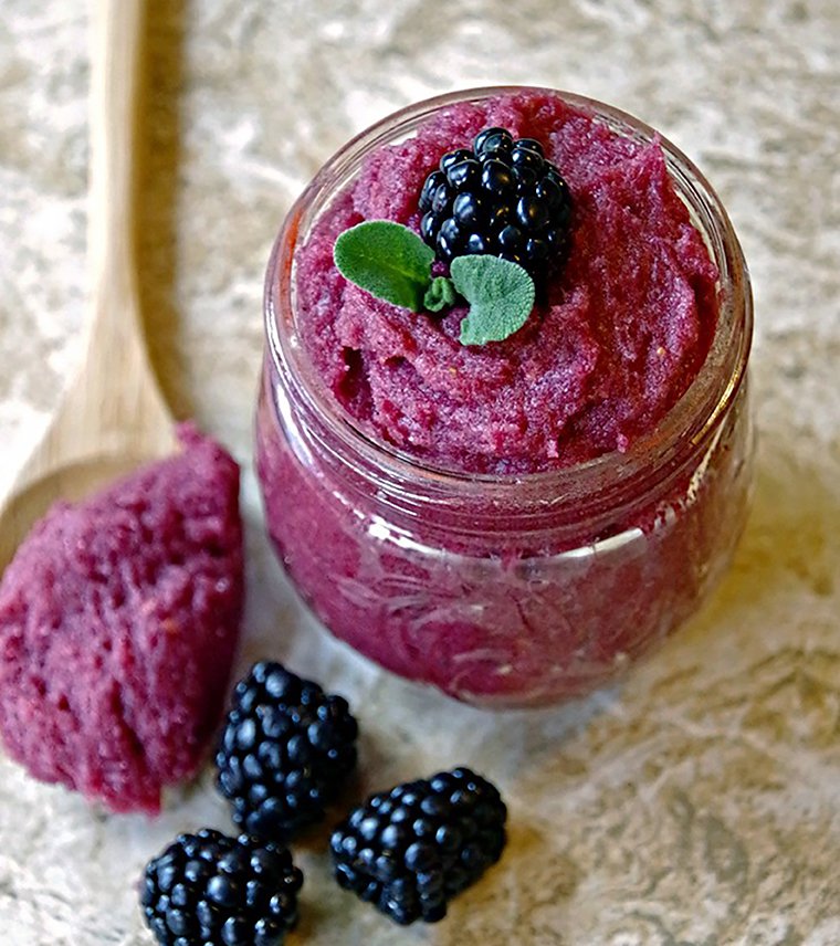 Sage and Blackberry Body Scrub