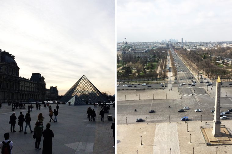 Le Louvre and Place de la Concorde