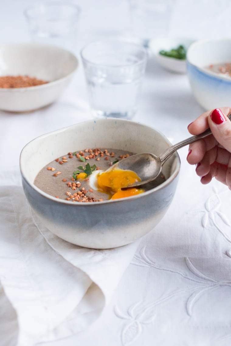 Mushroom Buckwheat Soup