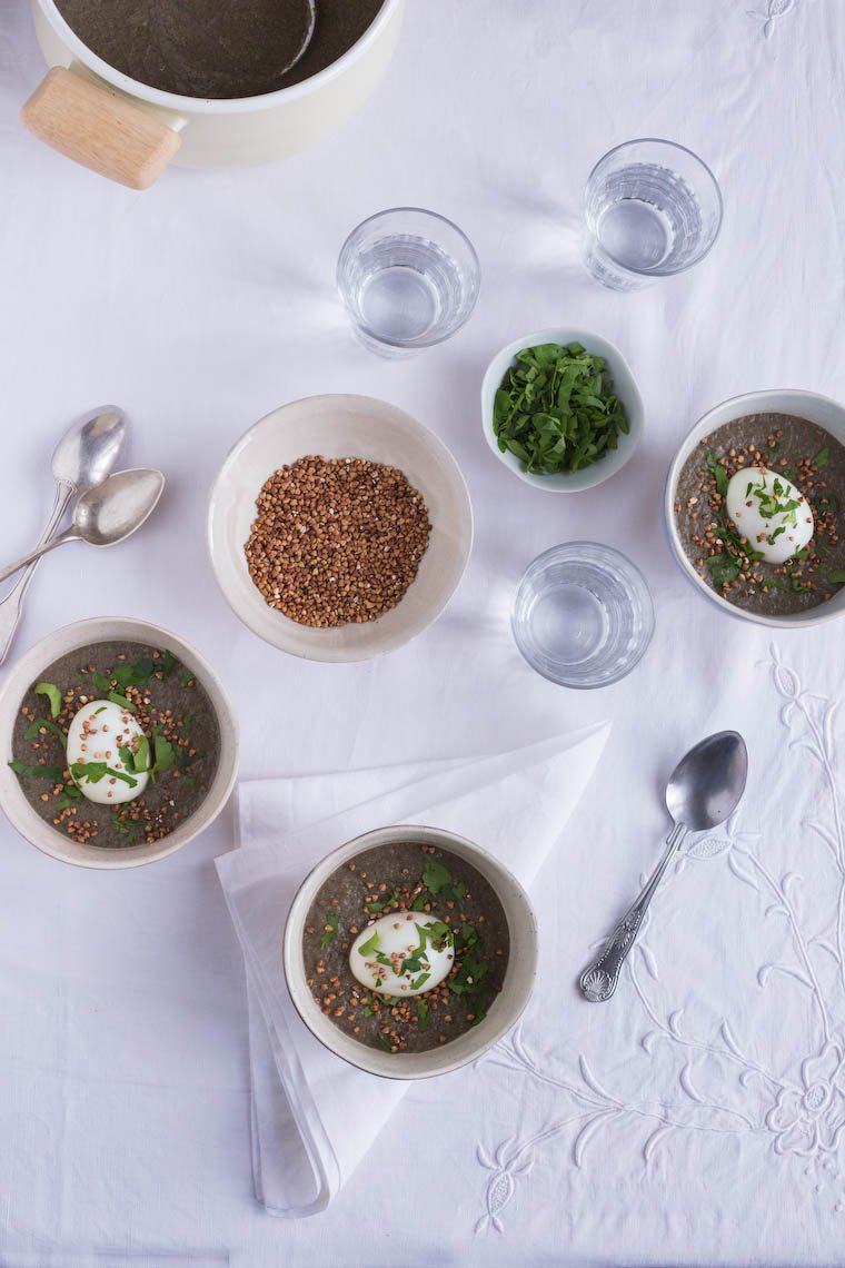 Mushroom Buckwheat Soup