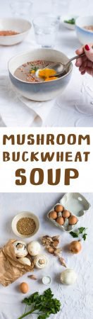 Mushroom Buckwheat Soup