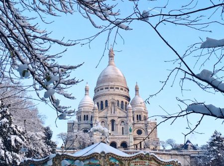 Sacré-Coeur in the Snow