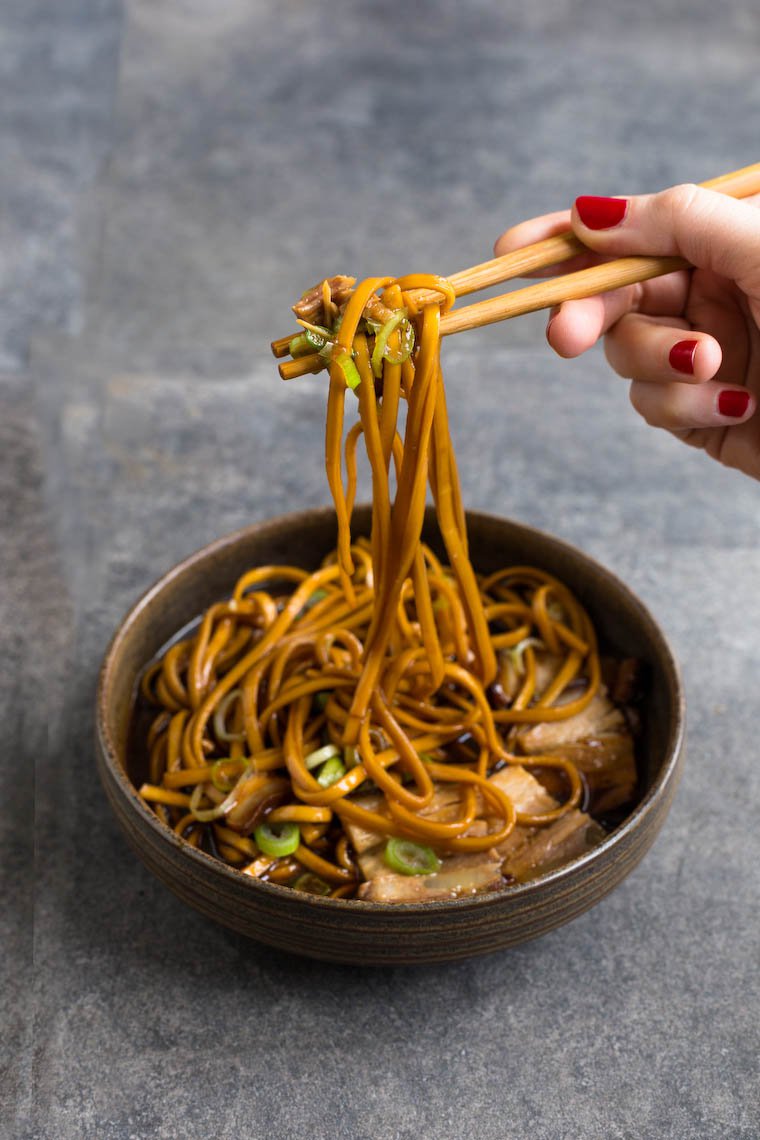 Instant Pot Ramen-Style Pork Belly